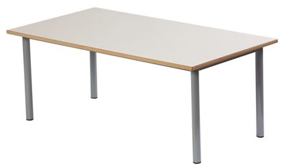 Tavolo rettangolare per mensa cm. 130x70x52 h