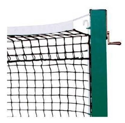 Rete Tennis regolamentare in materiale termoplastico completa di nastro e cavo in acciaio