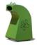 CESTINO FROG in acciaio con anta apribile