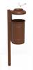 CESTINO PALERMO colore corten