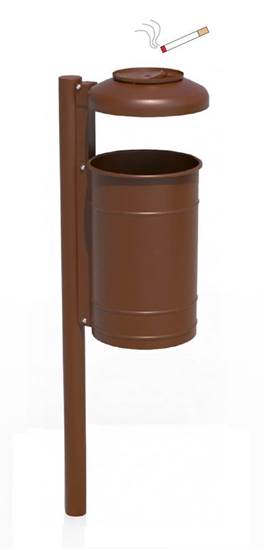 CESTINO PALERMO colore corten