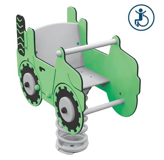 SUV a molla fruibile anche da bambini disabili